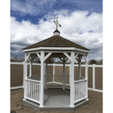 Amish Country Gazebos Vinyl Gazebo-In-A-Box KIAB-VGIB