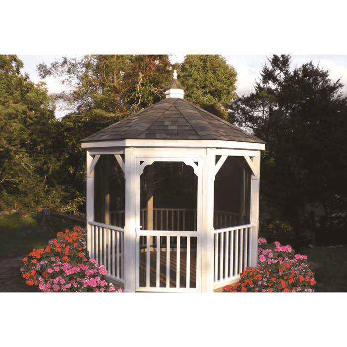 Amish Country Gazebos Vinyl Gazebo-In-A-Box KIAB-VGIB