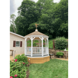 Amish Country Gazebos Vinyl Gazebo-In-A-Box with Floor