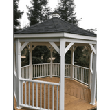 Amish Country Gazebos Vinyl Gazebo-In-A-Box with Floor