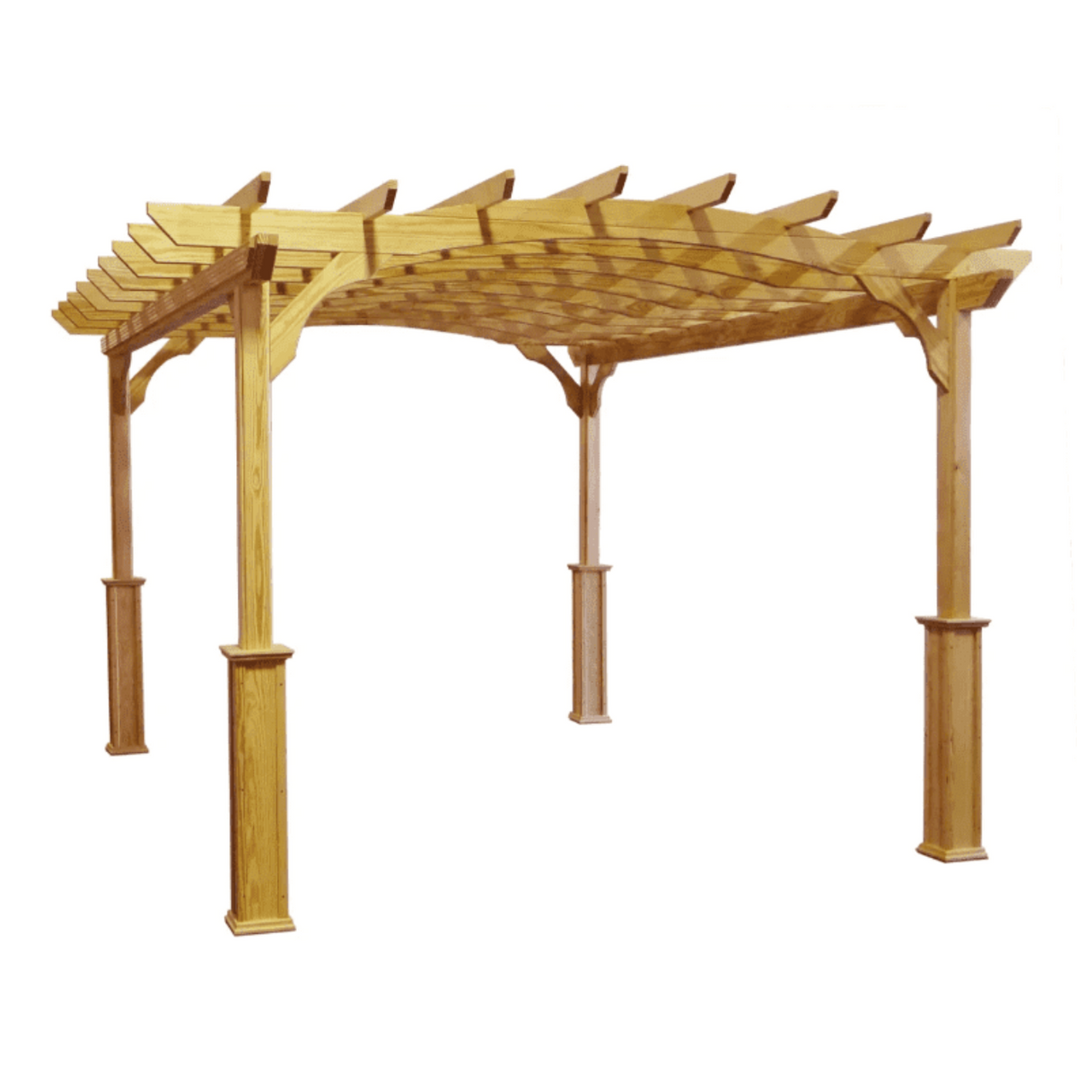 Amish Country Gazebo Pergola-in-a-Box 12x14 KIAB-PIB