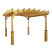 Amish Country Gazebo Pergola-in-a-Box 12x14 KIAB-PIB