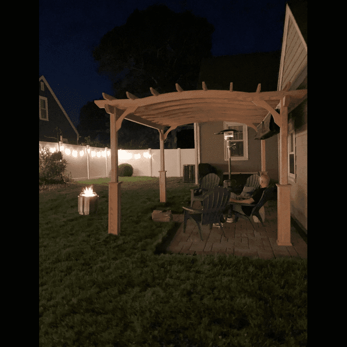 Amish Country Gazebo Pergola-in-a-Box 12x14 KIAB-PIB