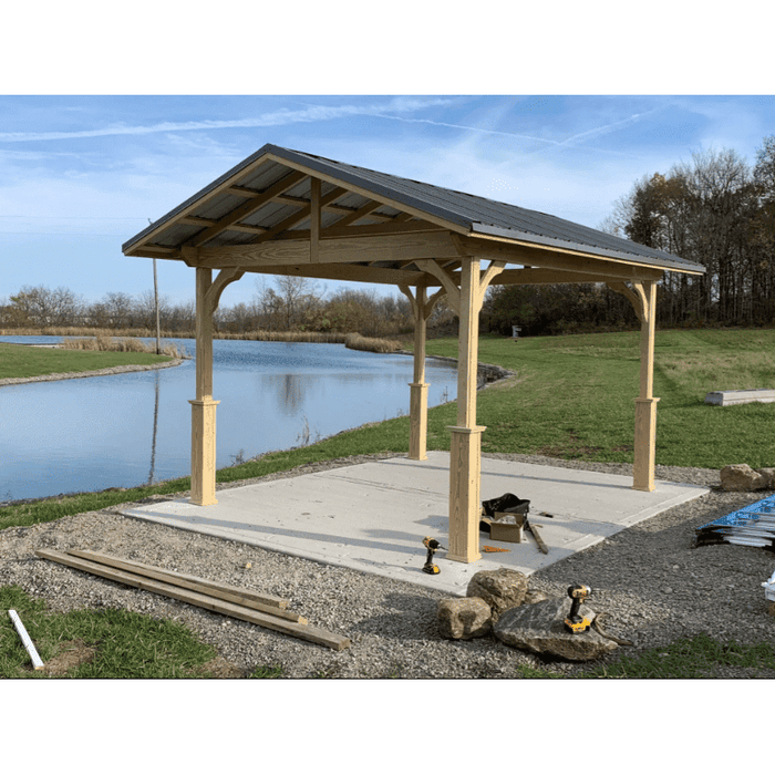 Amish Country Gazebo Pavilion-in-a-Box 12 x 15 KIAB-PAV