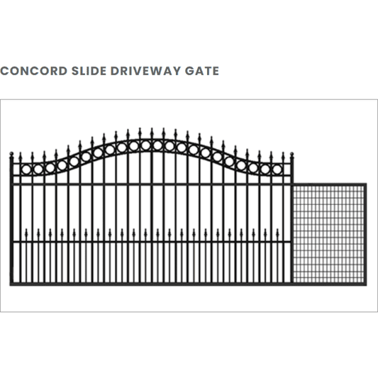 Amazing Gates Concord Slide Driveway Gate