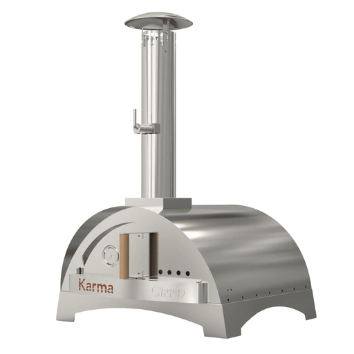 WPPO Karma 25" Stainless Steel Wood Fired Pizza Oven - WKK-01S-304