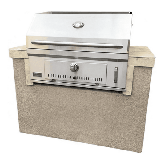 Kokomo St. Martin 4' Charcoal Built In BBQ Island - ST.MARTIN