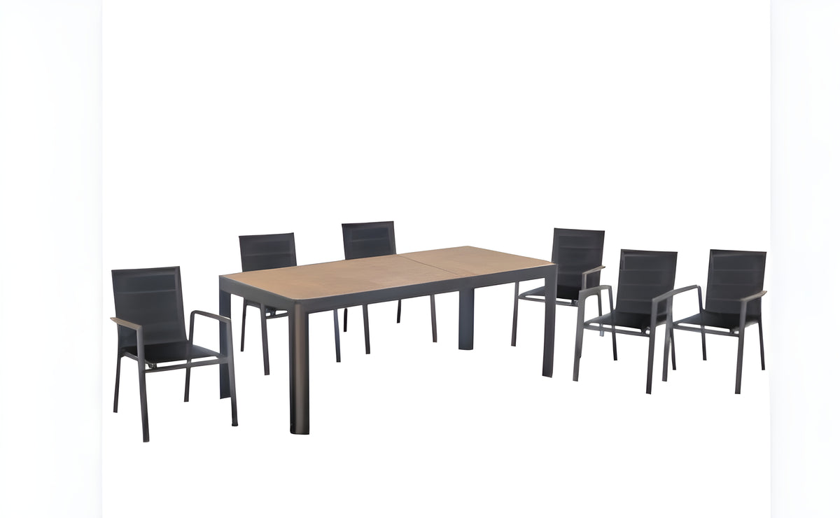 HiGold Geneva XL Umbrella Dining Set - HGA-2031XLD