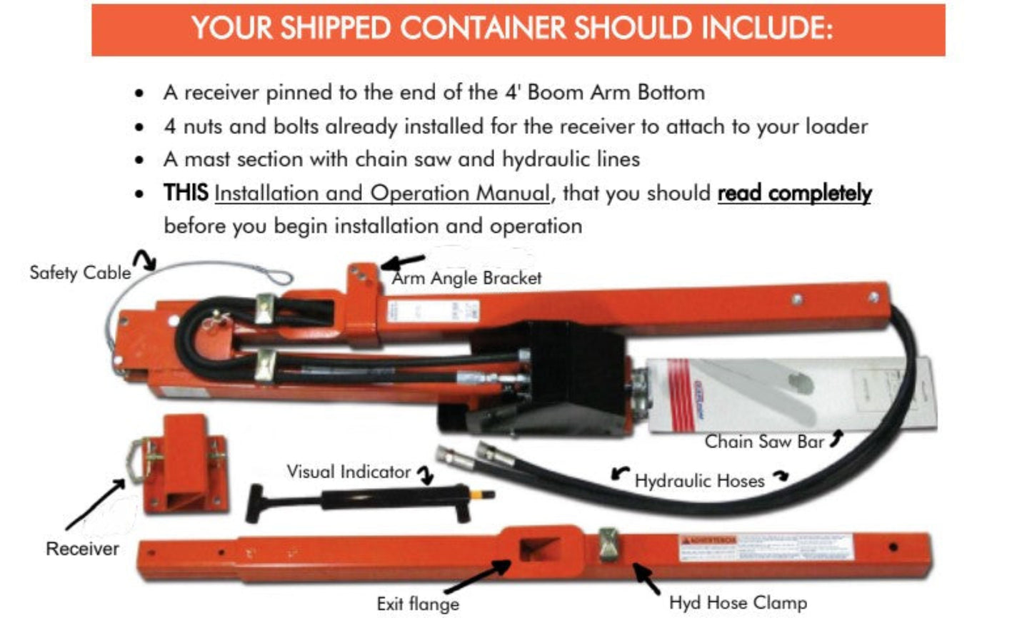 LimbSaw Hydraulic Chainsaw - LS8-FULL-9701