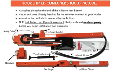 LimbSaw Hydraulic Chainsaw - LS8-FULL-9701