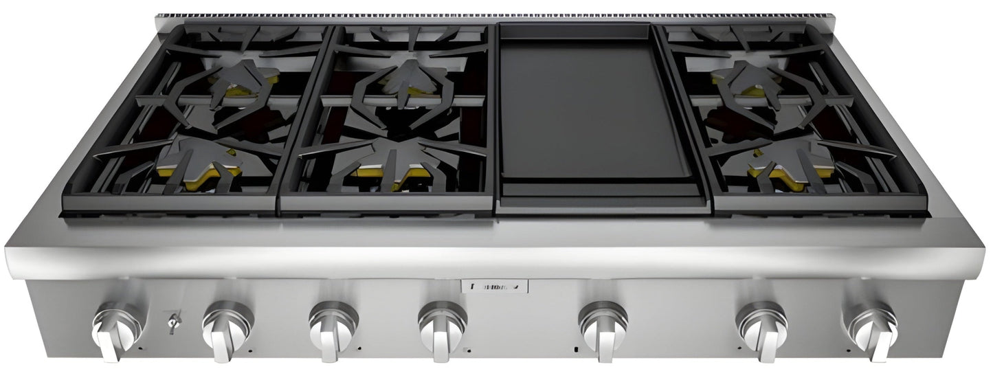 Thermador Gas Rangetop 48'' Stainless Steel PCG486WD - 7710403690589