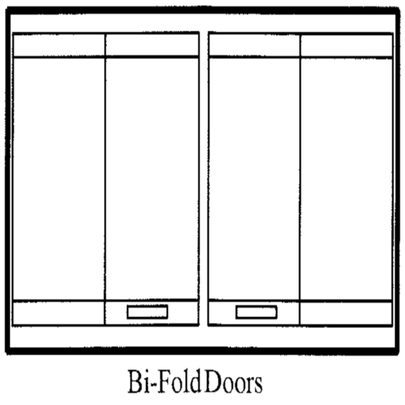 Bi-Fold Doors for Empire Blackburn 44" Wood Burning Firebox - BDW44BL