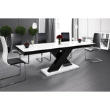 Maxima House XENA Dining Set white/black - HU0038K-104