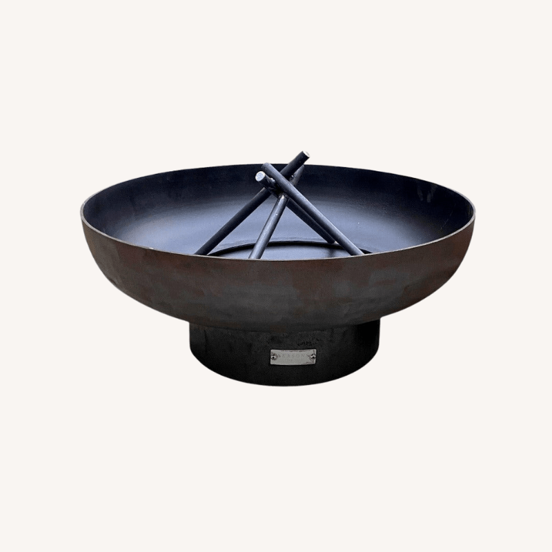 SeasonsFirePitsEllipticalSteelFirePitwithoutfire-min