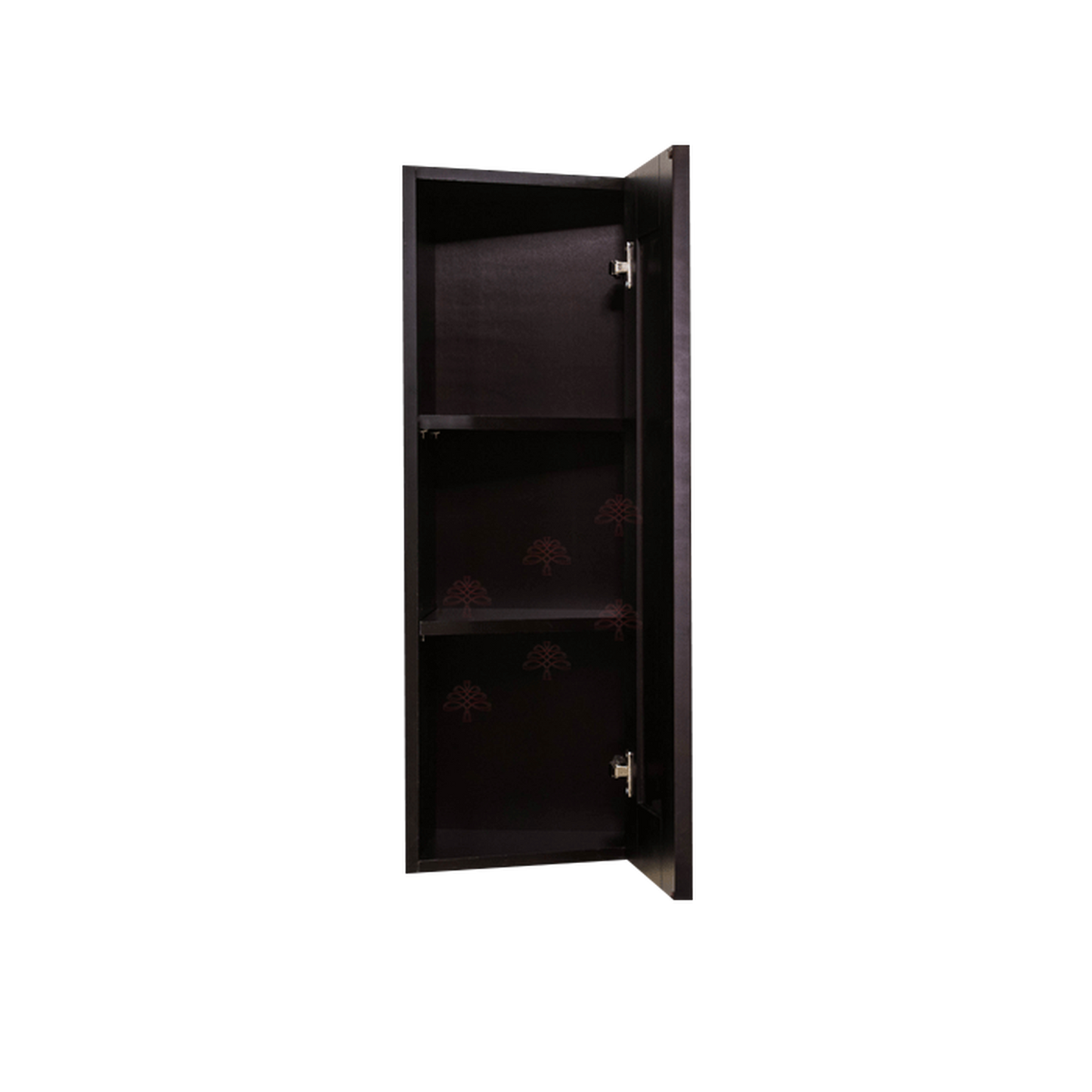 Selected Vendors Anchester 12" x 30" Wall-Mounted Frameless Espresso Wood Cabinet - AE-WEA1230