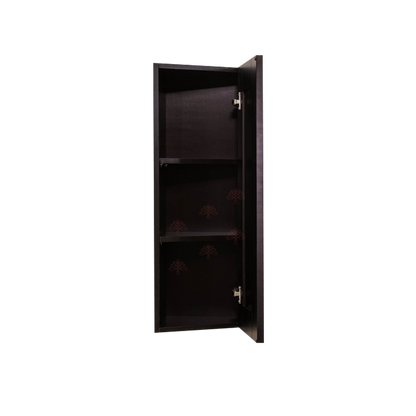 Selected Vendors Anchester 12" x 30" Wall-Mounted Frameless Espresso Wood Cabinet - AE-WEA1230