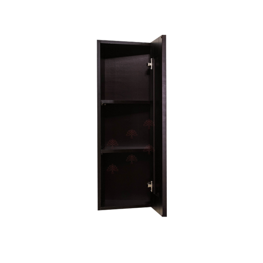 Selected Vendors Anchester 12" x 30" Wall-Mounted Frameless Espresso Wood Cabinet - AE-WEA1230