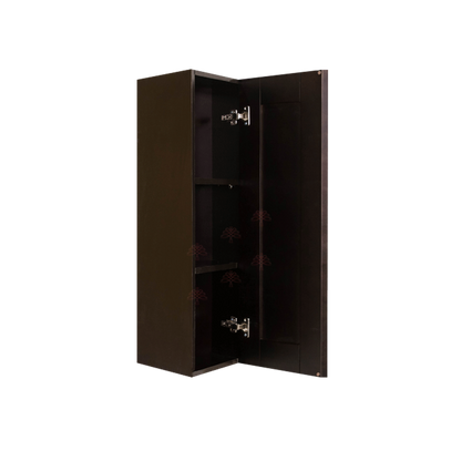 Selected Vendors Anchester 12" x 30" Wall-Mounted Frameless Espresso Wood Cabinet - AE-WEA1230