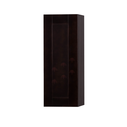 Selected Vendors Anchester 12" x 30" Wall-Mounted Frameless Espresso Wood Cabinet - AE-WEA1230
