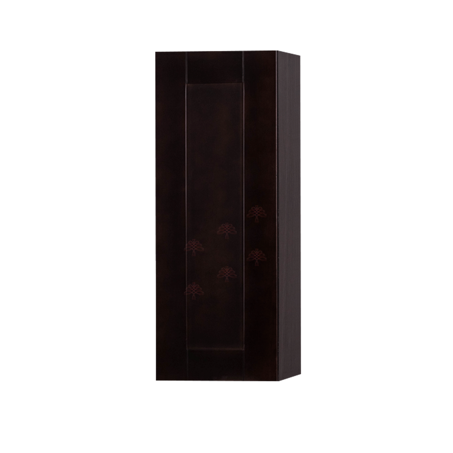 Selected Vendors Anchester 12" x 30" Wall-Mounted Frameless Espresso Wood Cabinet - AE-WEA1230