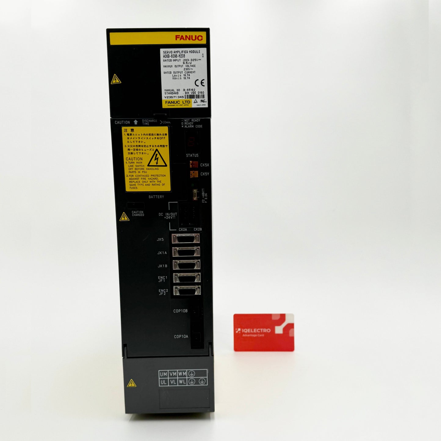 Fanuc Corporation GE Fanuc 2 Axis Alpha Servo Module MDL SVM2-80/80 - A06B-6096-H208