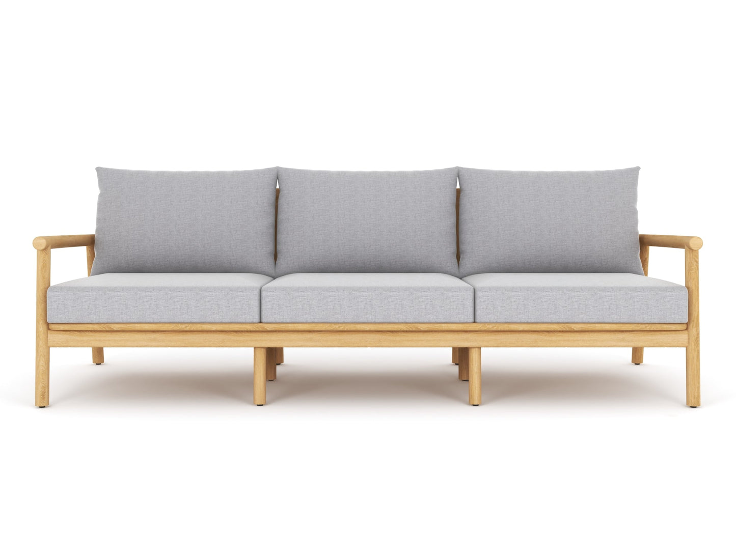 Royal Teak Collection Seville Sofa / 3-Seater Sofa with Granite Cushions - SEV3S-G