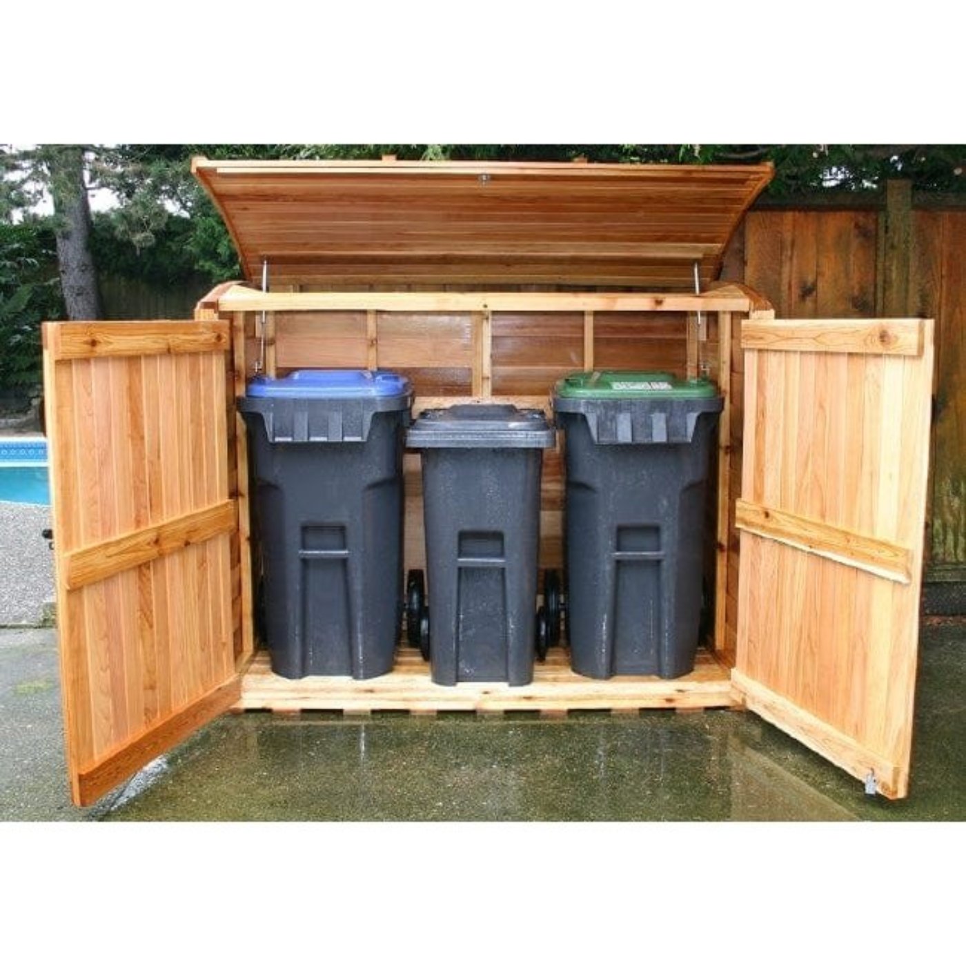 Outdoor Living Today 6'x3' Oscar Waste Management Shed - OSCAR63