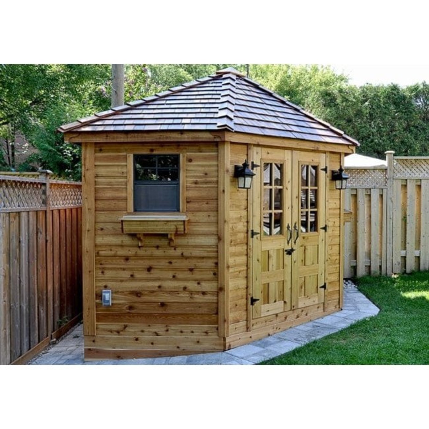 Outdoor Living Today 9'x9' Penthouse Garden Shed - PEN99