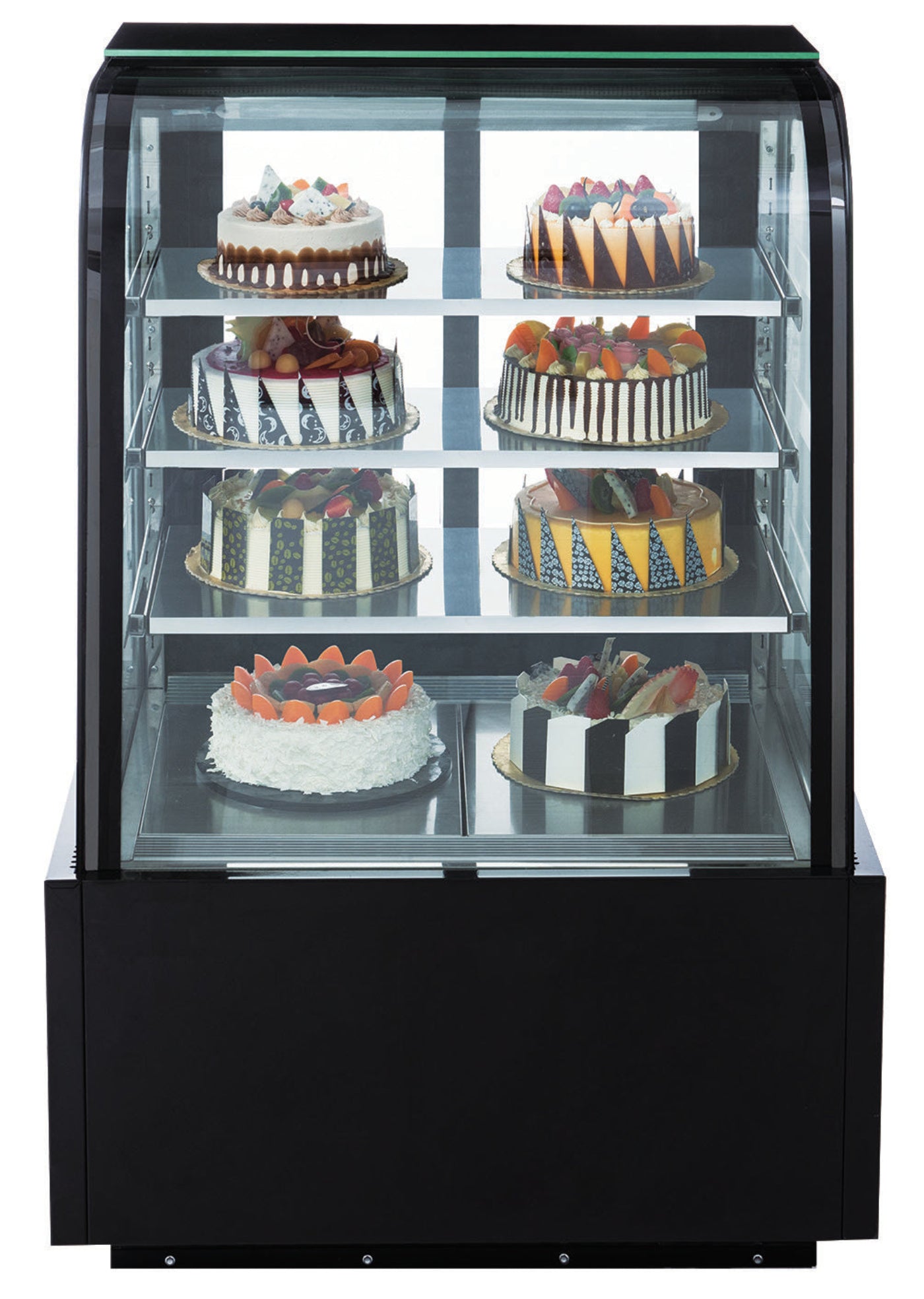 Chef AAA - 48" Curved Glass Bakery Case - TDB48R-CB