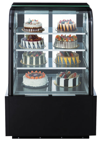 Chef AAA - 48" Curved Glass Bakery Case - TDB48R-CB