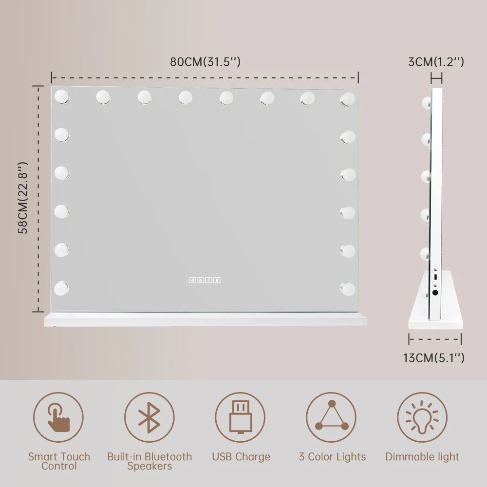ShineWave Makeup Mirror - Procure Décor