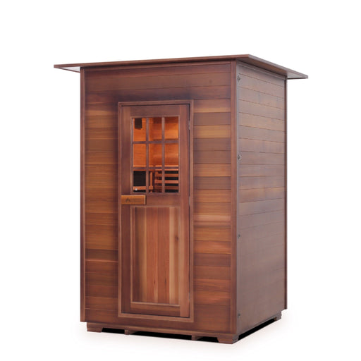 Enlighten Sauna InfraNature Sierra - Compact 2-Person Indoor Sauna - I-16376