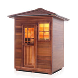 Enlighten Sauna InfraNature Sierra 3-Person Outdoor Sauna - 16377