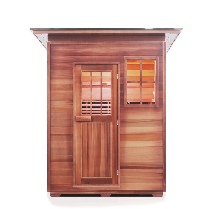 Enlighten Sauna InfraNature Sierra 3-Person Outdoor Sauna - 16377