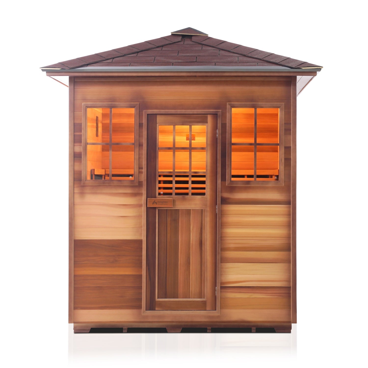 Enlighten Sauna Hybrid Sapphire 5-Person Outdoor Low EMF Sauna - H-16380