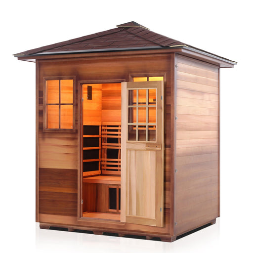 Enlighten Sauna Infranature Original Sierra 4-Person Outdoor Infrared Sauna - 16378