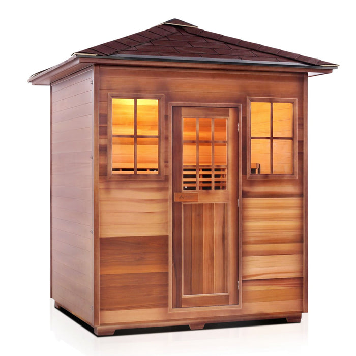 Enlighten Sauna Infranature Original Sierra 4-Person Outdoor Infrared Sauna - 16378