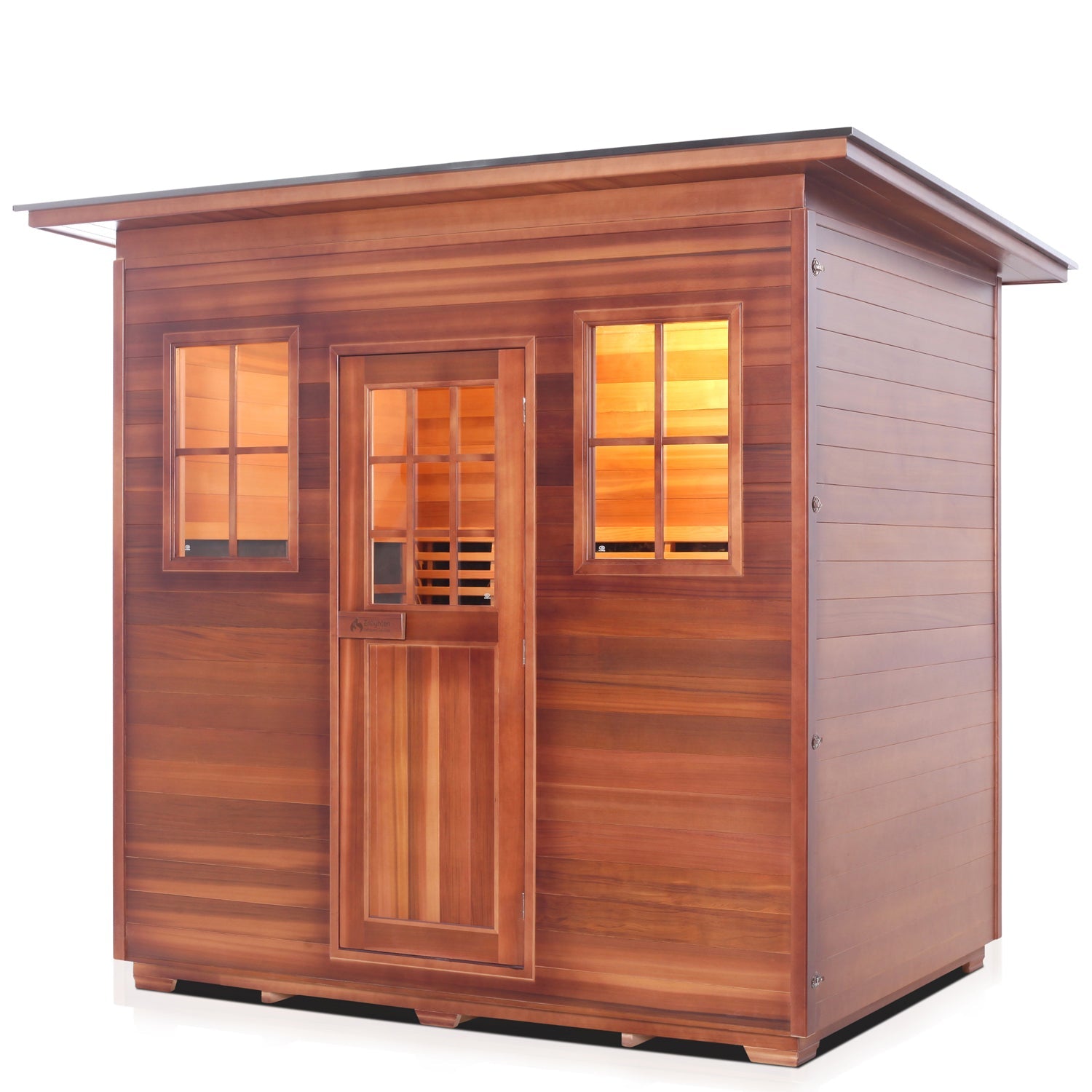 Enlighten Sauna Infranature Original Infrared Sierra 5 Person Outdoor Low Emf Sauna - 16380