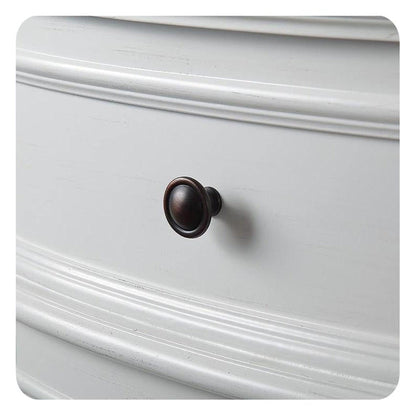 Silkroad Exclusive 72" Double Sink Antique White Bathroom Vanity With Carrara White Marble Countertop and White Ceramic Undermount Sink - V0722WW72D