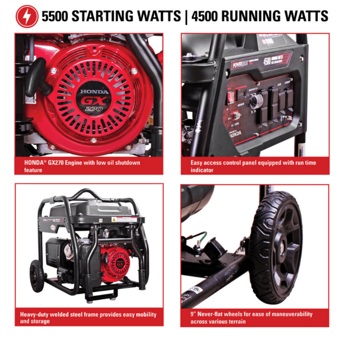 Simpson 5500-Watt Industrial Generator / SCGH5500
