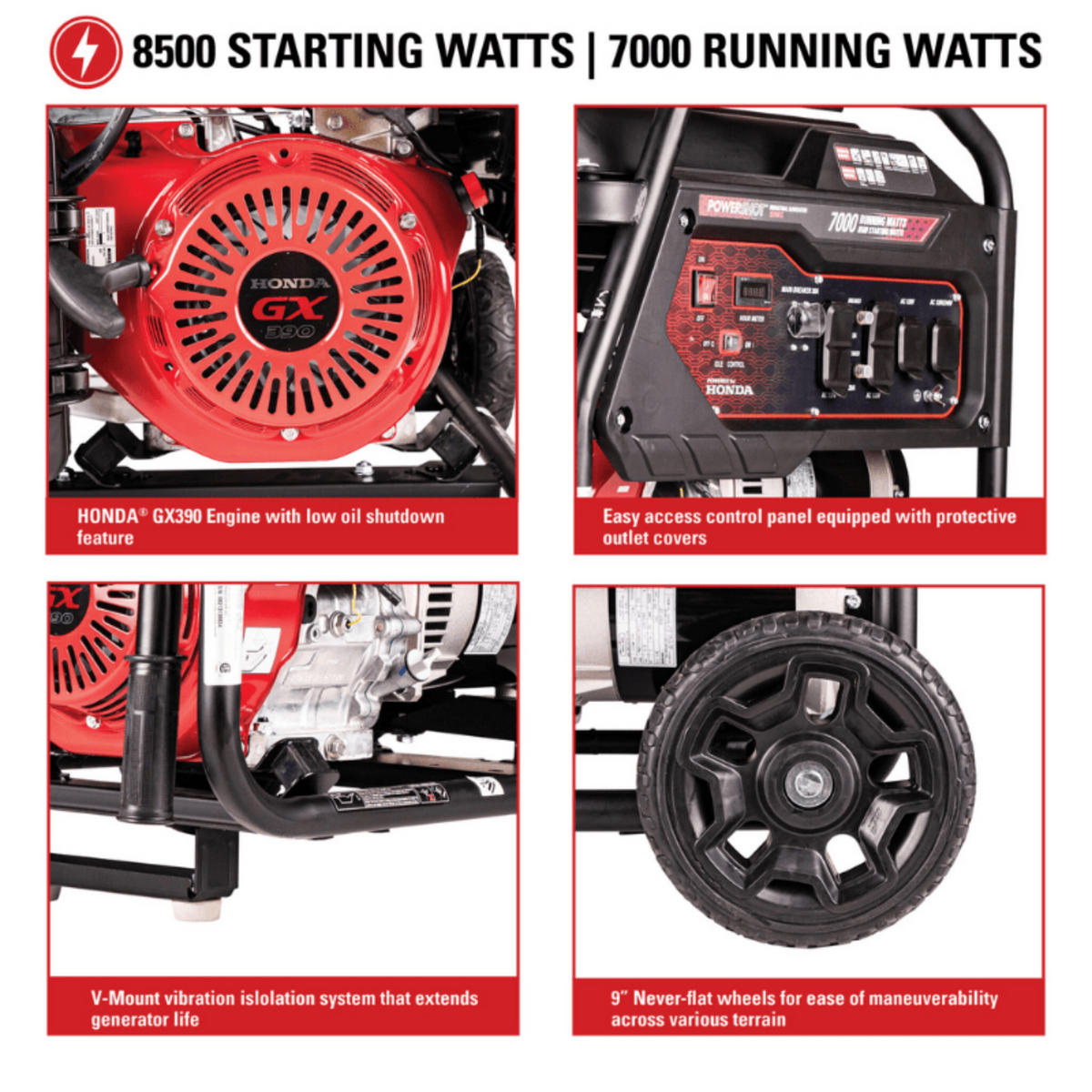 Simpson 7000-Watt Industrial Generator / SCGH8500