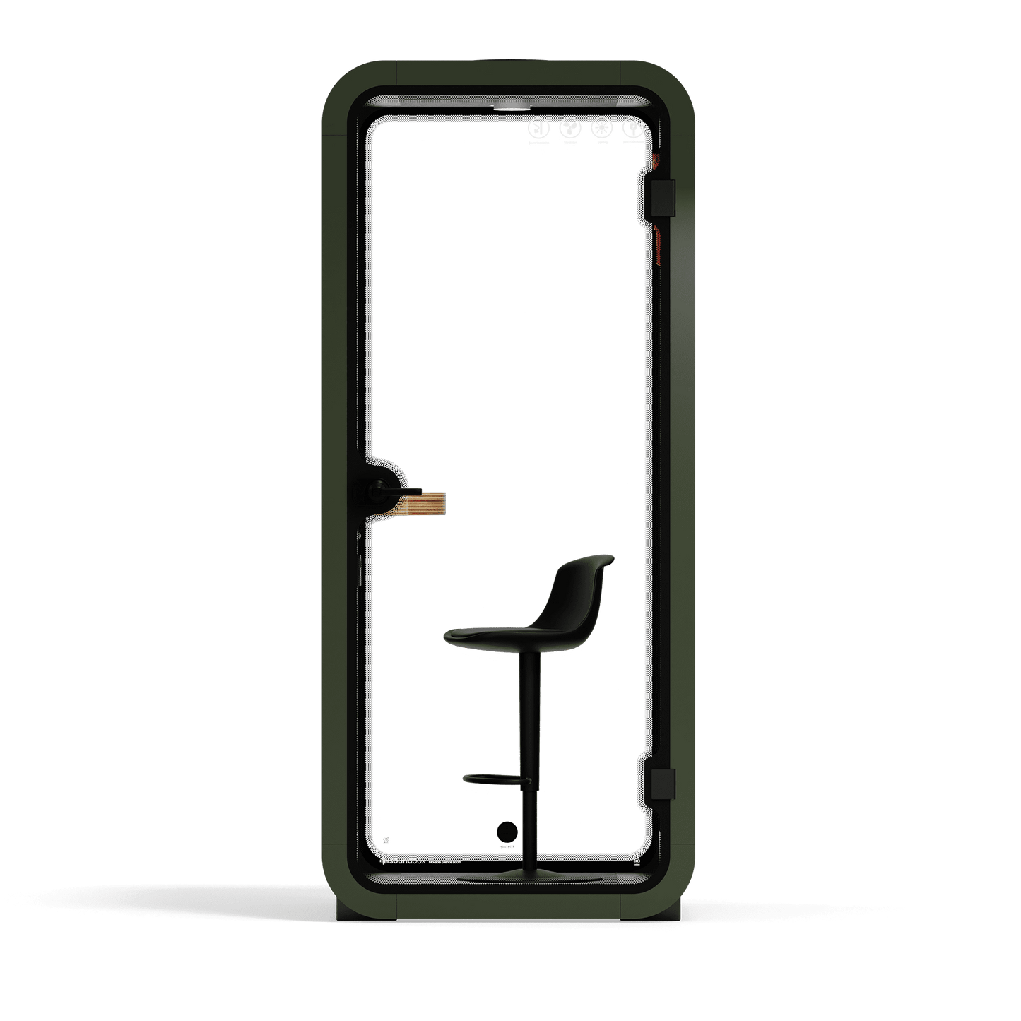 Sound Box Office Pod Quell Acoustic - S-S115-DRK-GREY-SY-01-TUL-STOL-01
