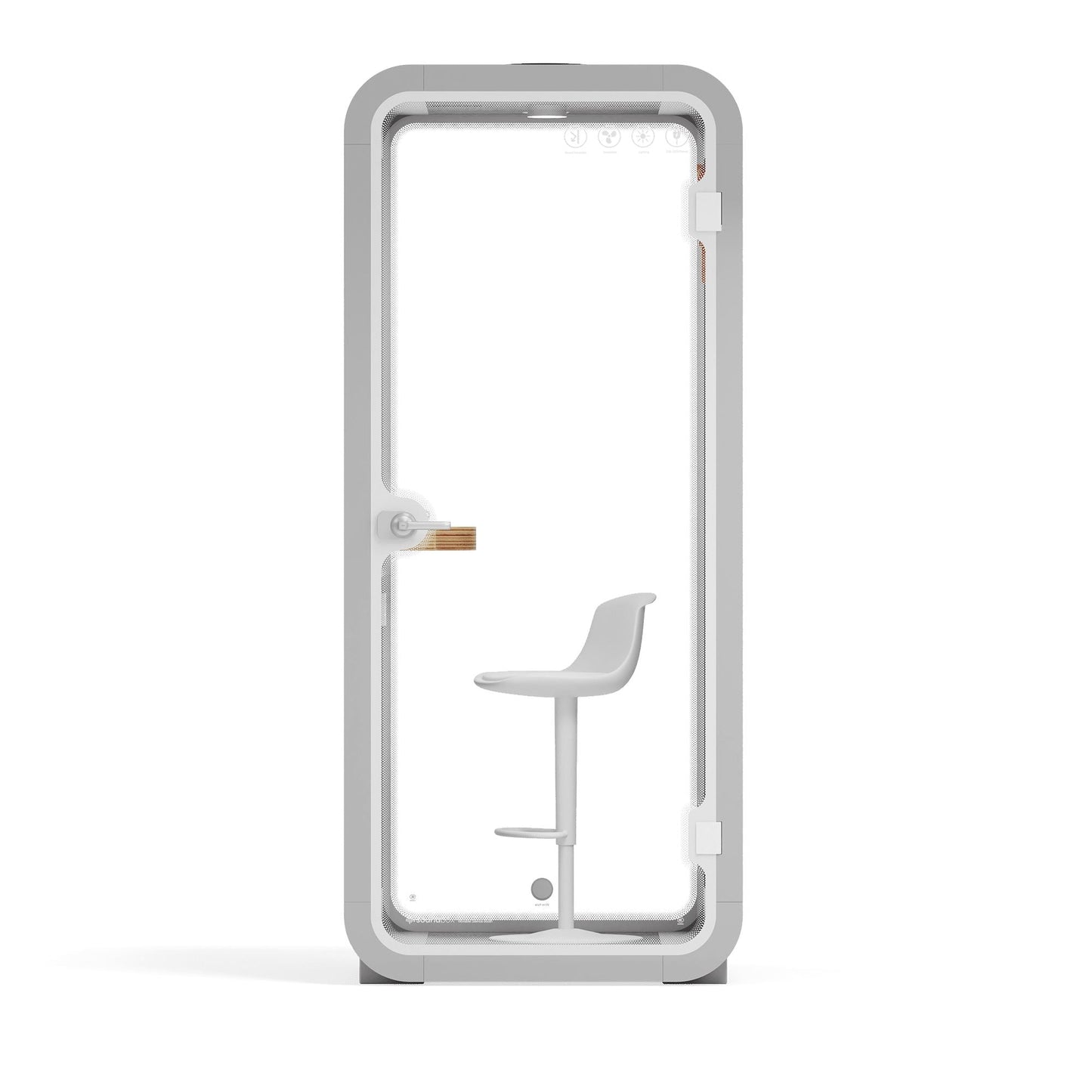 Sound Box Office Pod Quell Acoustic - S-S115-DRK-GREY-SY-01-TUL-STOL-01