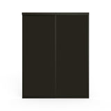 Doors22 108x80 Glass Sliding Closet Door Smoked Clear 3 panels - CLB108x80smokedclear
