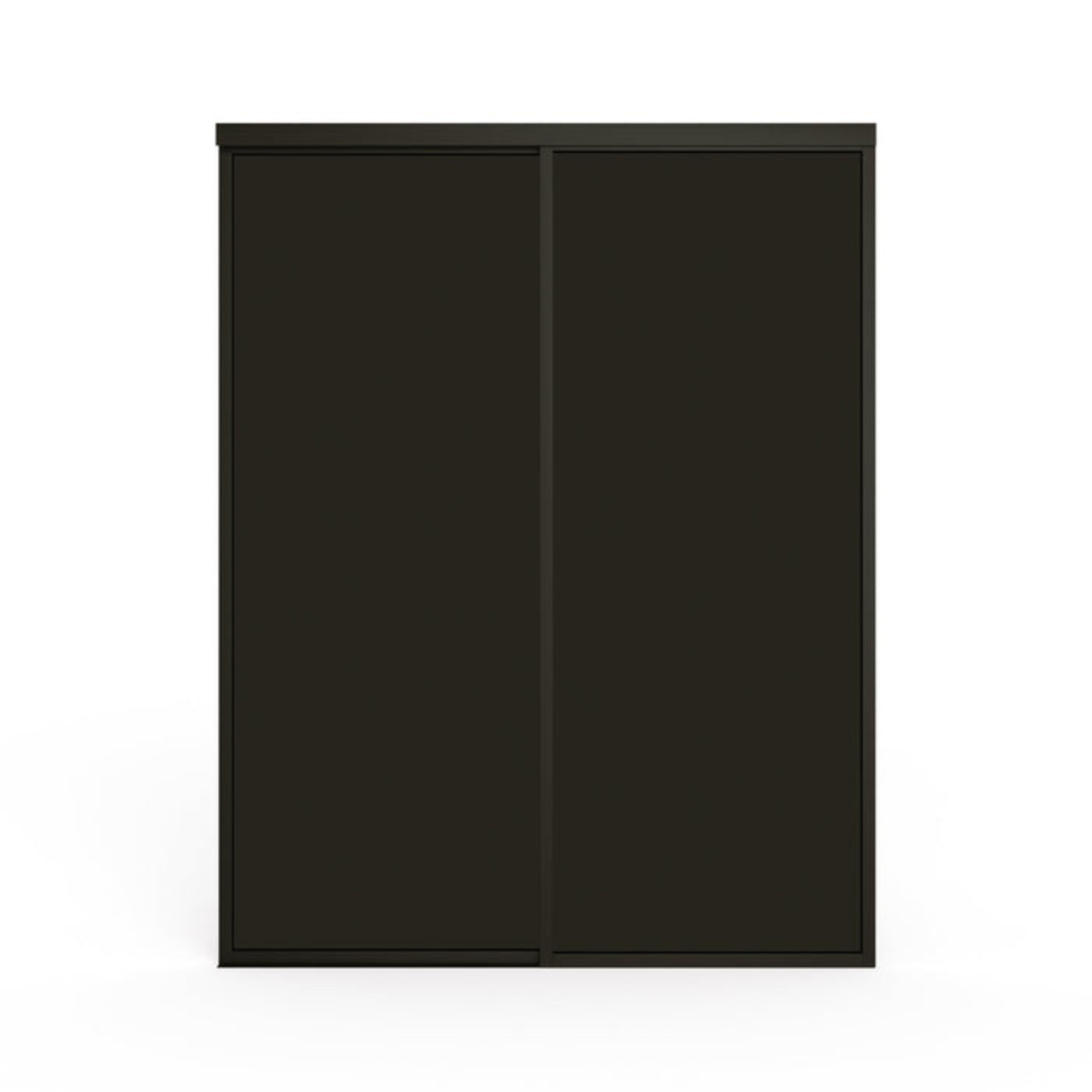 Doors22 80x80 Glass Sliding Room Divider Smoked Clear 2 panels - RDB80x80smokedclear