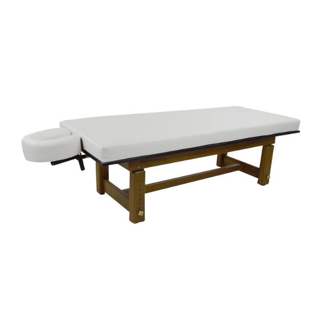 Touch America Solterra Teak Indoor / Outdoor Massage Table - 11710