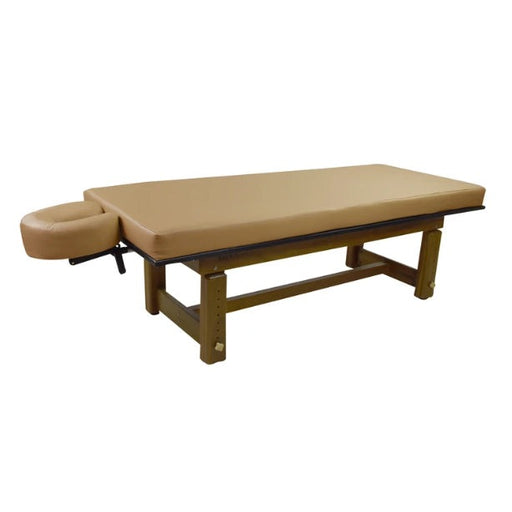 Touch America Solterra Teak Indoor / Outdoor Massage Table - 11710