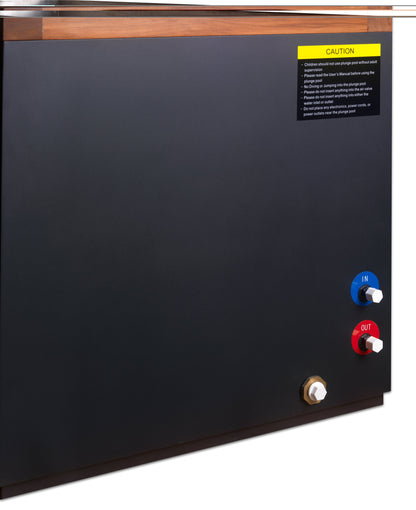 Golden Designs Cold Therapy "CUBOID" 304 Nano-Coated Stainless Steel Cold Plunge  - DCT-S-055-NS-34