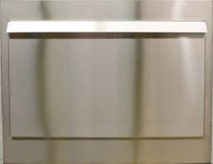 Empire  Stainless Steel Weather Door for 60" Carol Rose Outdoor Linear Fireplace - WD60LSS