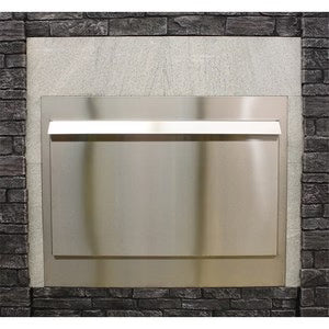 Stainless Steel Weather Door for 42" Carol Rose Collection -  WD42SS